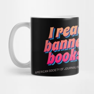 I Read Banned Books / Vintage Book Lover Geek Gift Retro Wave Mug